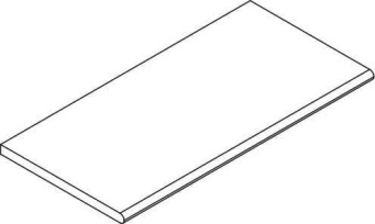 Бортик Авангард Блэк 30x120 закруглённый (620090001163)