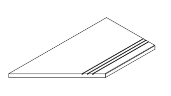 Бортик Магма Графит 30x60 грип левый (620090001388)