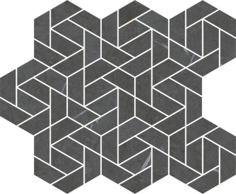 Мозаика Метрополис Империал Блэк Айкон 28,6x34,7 (620110000158)