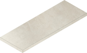 Ступень Миллениум Пьюр Сильвер 33x80 угловая левая (620070001291)