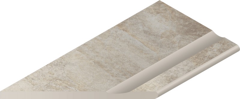 Бортик Манетик Уайт 30x60 с выемкой закруглённый левый X2 (620090000200)