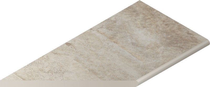 Бортик Манетик Уайт 30x60 закруглённый левый X2 (620090000203)