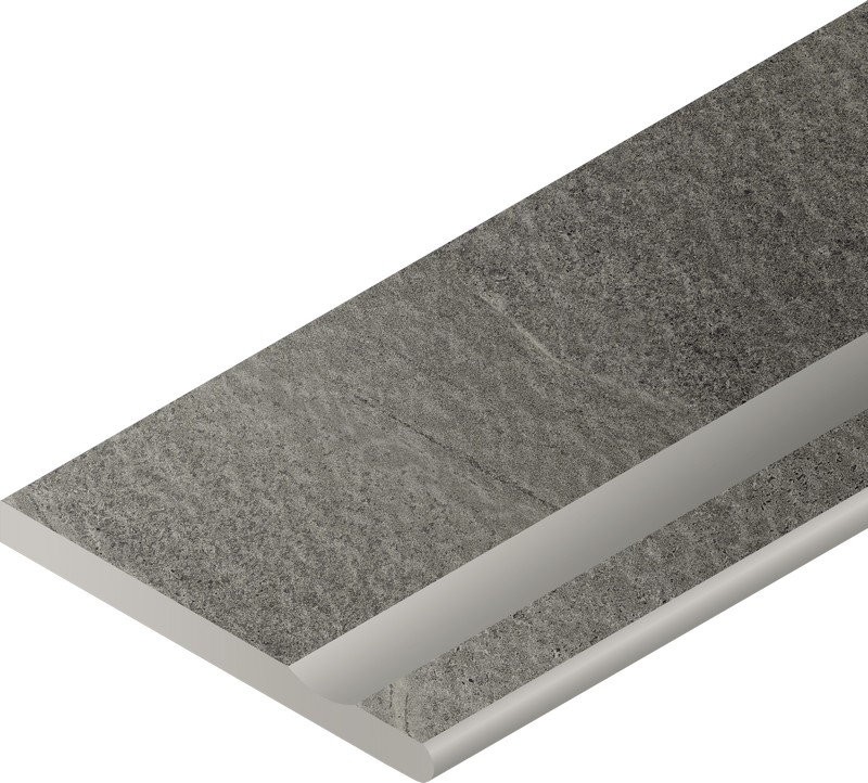 Бортик Контемпора Карбон 30x60 с выемкой закруглённый правый X2 (620090000227)