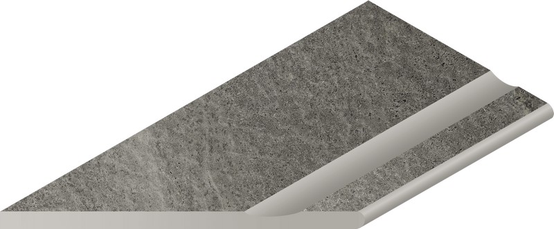 Бортик Контемпора Карбон 30x60 с выемкой закруглённый левый X2 (620090000228)