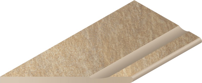 Бортик Дистрикт Сэнд 30x60 с выемкой закругленный левый (620090000248)