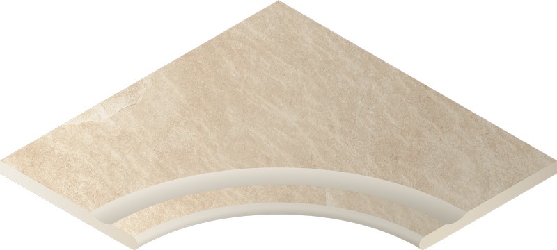 Бортик Материя Магнезио 60x60 с выемкой угловой закруглённый 30 X2 (620090000394)