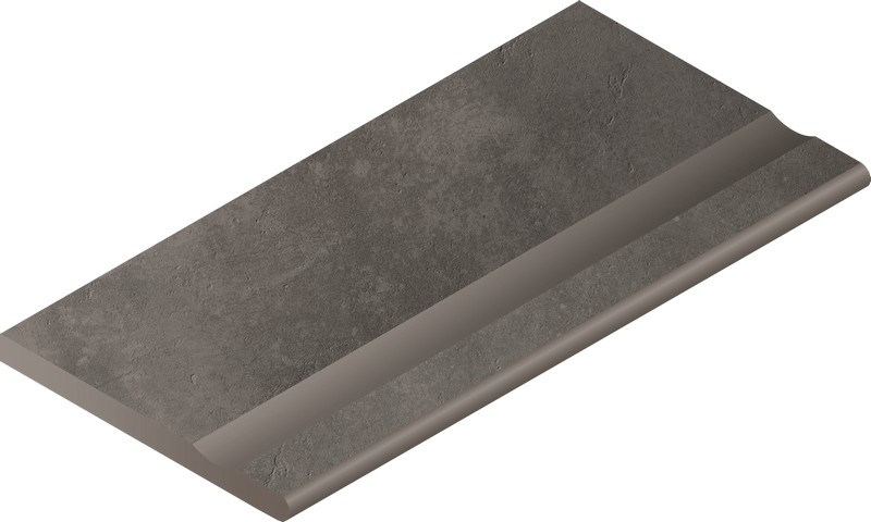 Бортик Миллениум Блэк 30x60 с выемкой закруглённый X2 (620090000752)