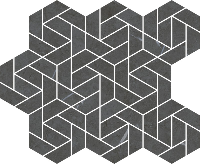 Мозаика Метрополис Империал Блэк Айкон 28,6x34,7 (620110000158)