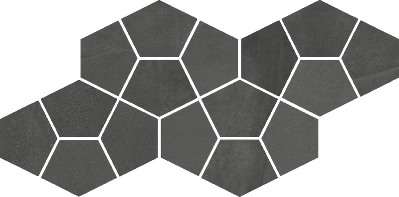 Мозаика Континуум Петрол призм 41,3x20,5 (620110000185)