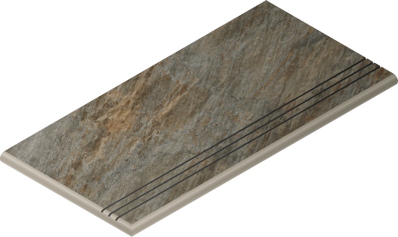 Ступень Манетик Дарк закруглённая грип левая 30x60 X2 (620040000027)