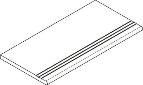 Ступень Магма Графит 30x60 грип закругленная левая (620040000260)