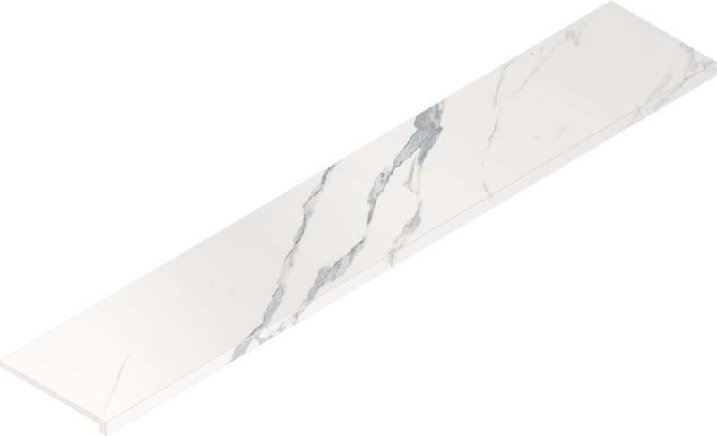 Ступень Стелларис Статуарио Уайт 33x160 угловая правая (620070002621)