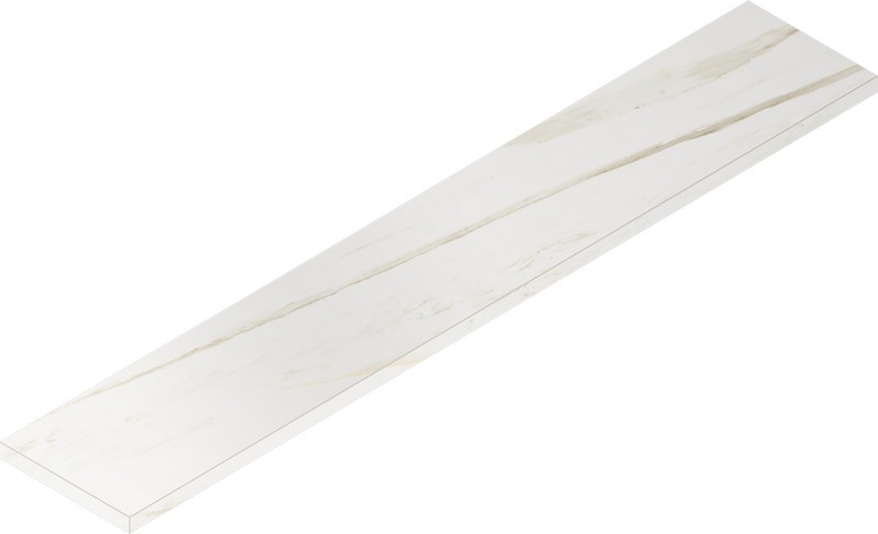 Ступень Стелларис Каррара Айвори 33x160 угловая левая (620070002632)