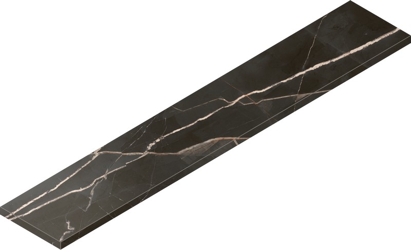 Ступень Стелларис Абсолют Блэк 33x160 угловая левая (620070002636)