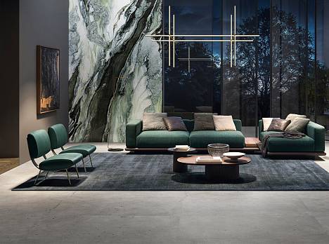 Avantgarde от Italon: шлифованный бетон, мрамор и дерево в одной системе