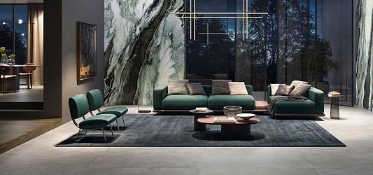 Avantgarde от Italon: шлифованный бетон, мрамор и дерево в одной системе