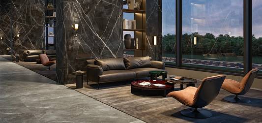 Мраморная коллекция Stellaris с 9 оттенками и авторскими декорами